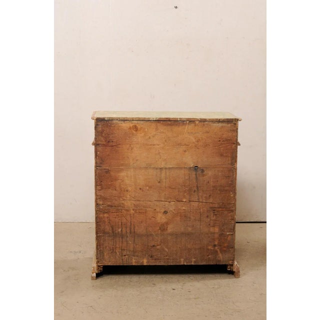 Wood 18th Century Italian Orig. Hand-Painted Cabinet For Sale - Image 7 of 11