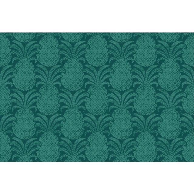 Round Hill Jungle Green Fabric by the Yard For Sale