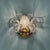 Small Lead Cystal Flower Flush Fixture For Sale - Image 9 of 9