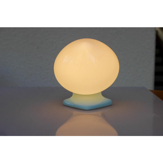 Large Mid-Century Modern Pale Blue Bathroom Sconce from Ifö For Sale - Image 10 of 15