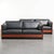 Art Deco Black Cowhide Leather and Wood 3-Seater Sofas from Schuitema, Set of 2 For Sale - Image 18 of 18