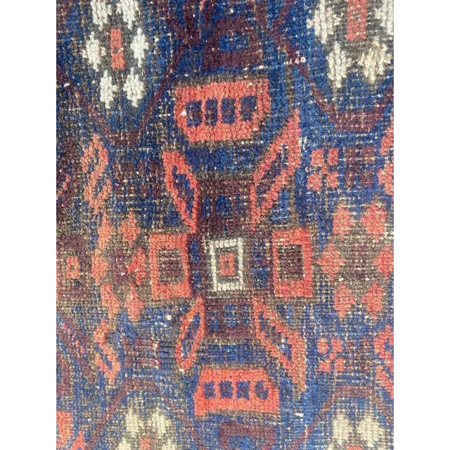 Textile Antique Turkmen Baluch Rug For Sale - Image 7 of 18