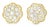 14K Pink Rose Gold Diamond Flower Earrings Exude timeless elegance with these 14K pink rose gold diamond flower earrings ....