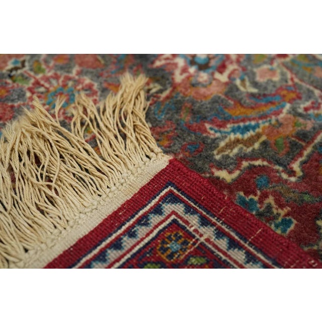 Red Kasahan Rug 4'0'' X 6'0'' For Sale - Image 8 of 8