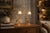 A rare and highly desirable matching pair of gilt bronze table lamps, each featuring a finely sculpted crane standing on a...