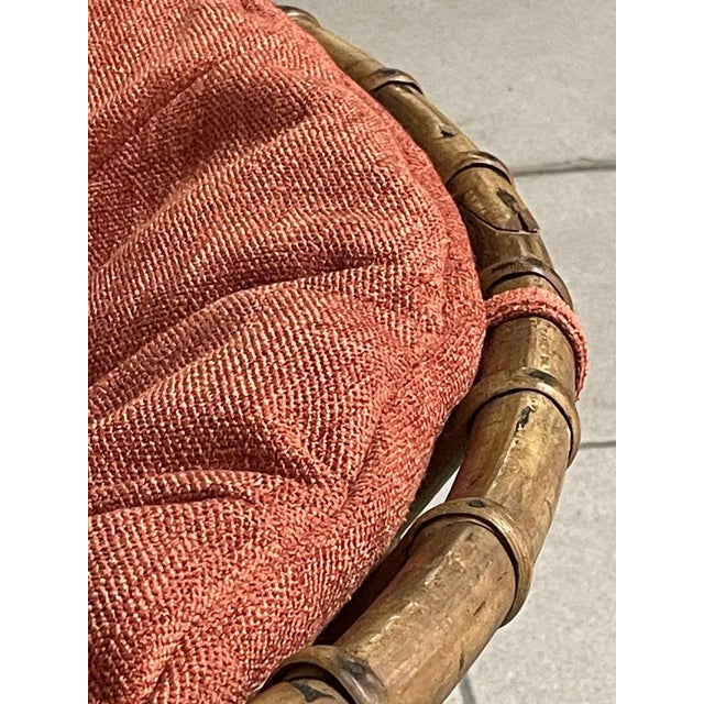 Egg Lounge Chair in Rattan, Italy, 1960s For Sale - Image 4 of 15