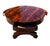 Antique Late Federal Mahogany Three Drawer Center Table on Obelisk Pedestal Base For Sale - Image 4 of 12