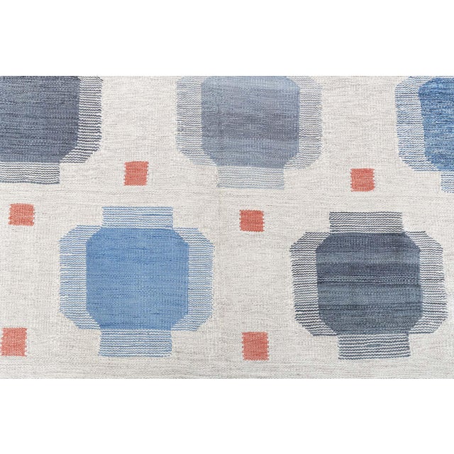 Oversized Modern Swedish-Inspired Geometric Rug by Doris Leslie Blau For Sale - Image 4 of 9