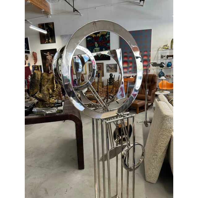 Large Bruce Stillman Steel 1981 Kinetic Sculpture For Sale - Image 12 of 12