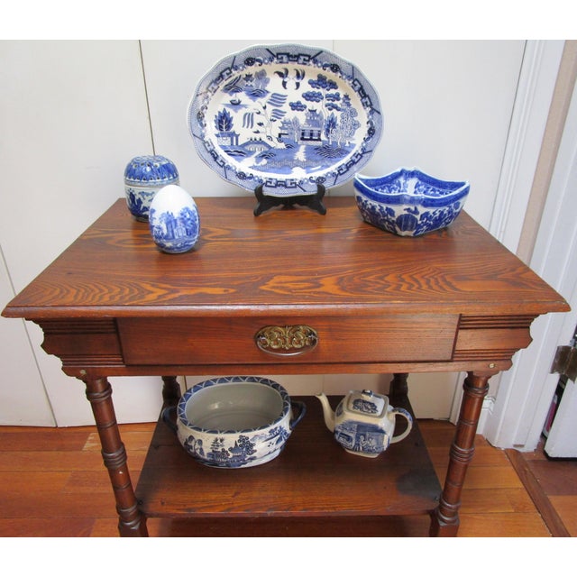 Late 19th Century Antique, 19th Century Turned Pine Occasional Table For Sale - Image 5 of 9