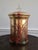 Glass Scott Potter Gilded Decoupage Apothecary Jar For Sale - Image 7 of 9