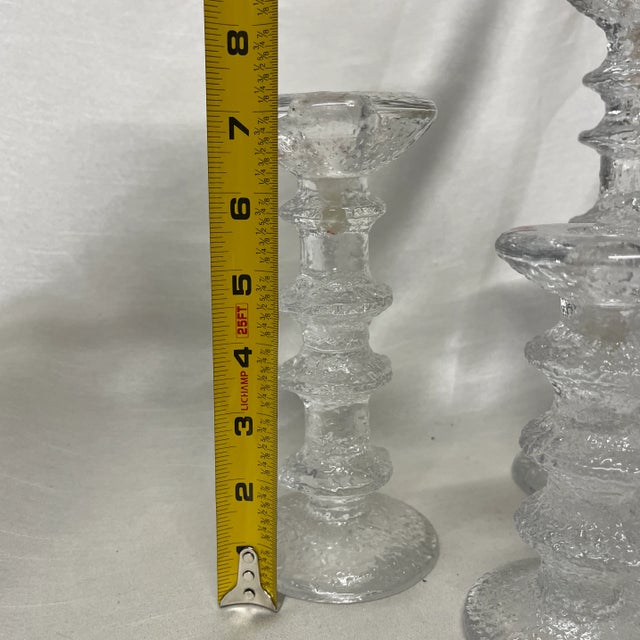 Timo Sarpaneva Littala Festivo Candle Holders - Set of 3 For Sale - Image 4 of 6
