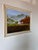 This beautiful acrylic painting on canvas by artist F. Leschinsky captures a tranquil pastoral scene featuring a charming...