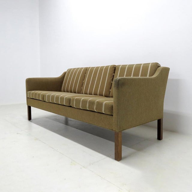 Mid-Century Modern Børge Mogensen 3-Seater Sofa Model 2223 for Fredericia, 1963 For Sale - Image 3 of 10