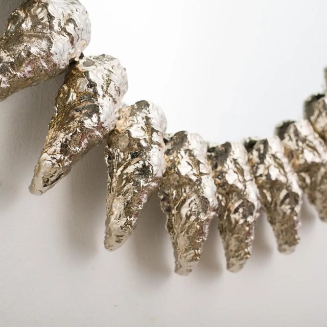 2010s Claudio Gonzalez Cast Bronze "Ostrei" Mirror For Sale - Image 5 of 7