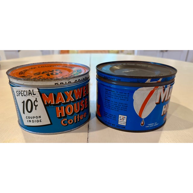 Vintage Coffee and Tea Time Tins, Set of 5 For Sale - Image 17 of 18