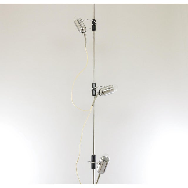 Mid-Century Modern Chrome Floor Lamps by Francesco Fois for Reggiani, 1960s, Set of 2 For Sale - Image 3 of 16