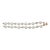 Vintage 1960s Signed Napier Moonglow Beaded Bracelet For Sale