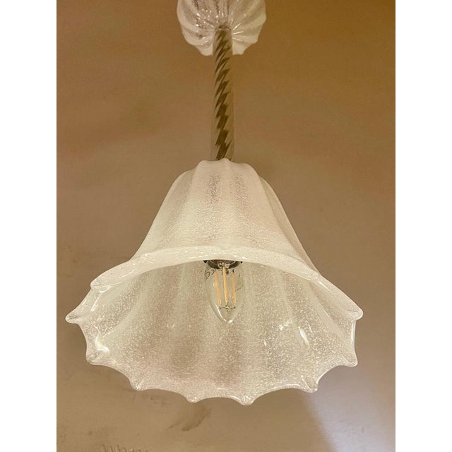 Vintage Italian Pendant Light from Barovier & Toso, 1940 For Sale - Image 4 of 8