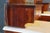 Antique Edwardian Mahogany Marble Top Drop Center Dressing Table Vanity 46" For Sale - Image 16 of 17