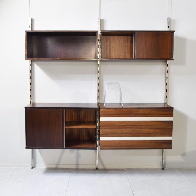 Mid-Century Modern Urio Bookcase by MIM Roma, 1960s For Sale - Image 3 of 9