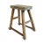 Vintage Elm Work Rustic Farm Stool For Sale In Los Angeles - Image 6 of 11