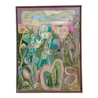 Wildflowers , Original Painting by Julie Magardino For Sale