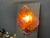1980s Large Glass Shell Wall Sconces, 1980s, Set of 2 For Sale - Image 5 of 15