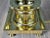 1990s Frederick Cooper Brass Faux Lantern Column Footed Table Lamp For Sale - Image 12 of 17