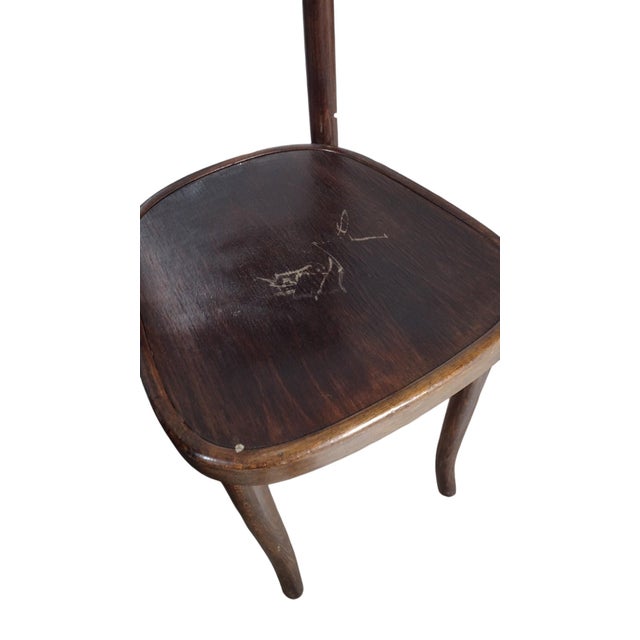 J & J Kohn Mundus Cafe Parlor Dining Bentwood Bistro Chairs (Set of 4) For Sale - Image 12 of 17