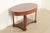Baker Furniture Company Baker Furniture French Empire Carved Cherry and Burl Wood Library Table or Center Table, Newly Refinished For Sale - Image 4 of 15