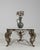 Rococo 1960-1969 Italy Aged Wrought Iron Marble-Top Wrought Iron Console For Sale - Image 3 of 10