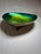 Acid Yellow to Turquoise Blue Enamel Ombré Bowl For Sale In Las Vegas - Image 6 of 10