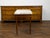 Brown French 19th Century Walnut Table with Marble Top, Single Drawer and Tapered Legs For Sale - Image 8 of 10