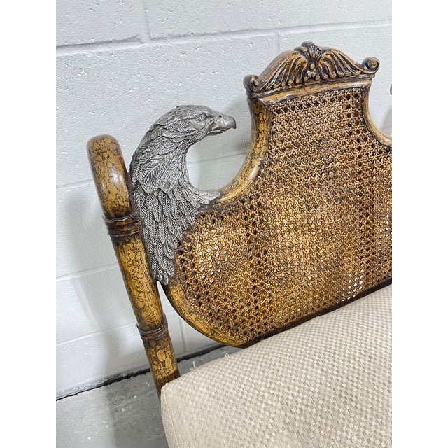 Maitland - Smith Maitland Smith Rattan Chair For Sale - Image 4 of 13