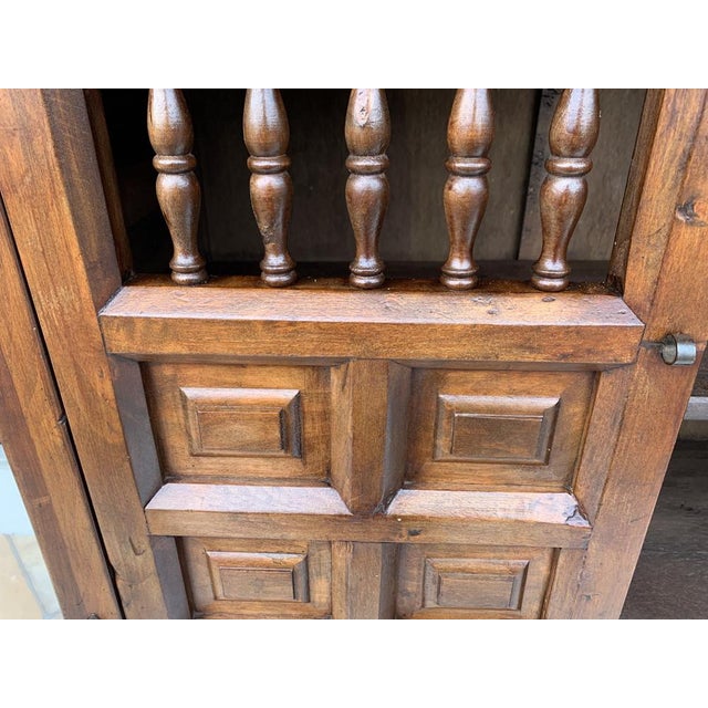 Spanish Chest of Drawers in Walnut, 1920s For Sale - Image 9 of 18