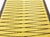 Doris Leslie Blau Vibrant Vintage Swedish Pile Rug in Yellow and Charcoal For Sale - Image 4 of 9
