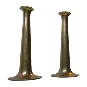 Mid-Century Brass Candlesticks by Hans Bolling for Torben Ørskov, 1960s, Set of 2