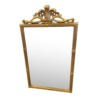 20th Century Gold Mirror For Sale