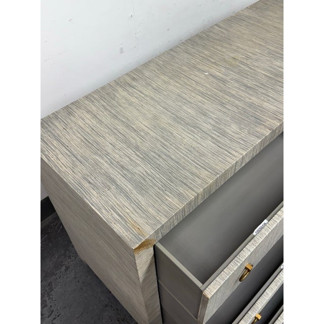 Design Plus Gallery presents the Driftway Linen Wrapped Dresser from Serena & Linen. The dresser is in the style the...