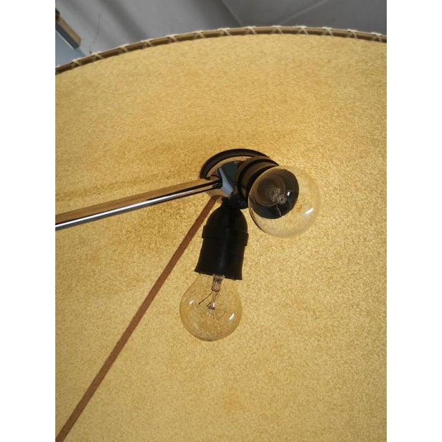 Metal Vintage Japanese Style Floor Lamp by Zukov, Czechoslovakia, 1960s For Sale - Image 7 of 14