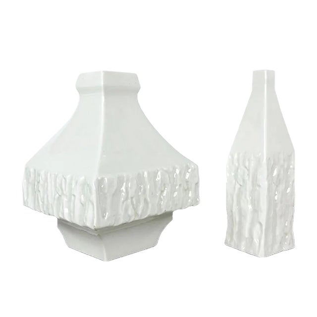 Mid-Century Vases by Peter müller for Sgrafo Modern, Set of 2 For Sale