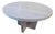 Andrianna Shamaris Round St. Barts Teak Wood Table For Sale