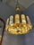 Orrefors Brass and Glass Hanging Lamp by Carl Fagerlund for Orrefors For Sale - Image 4 of 11
