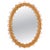 Vintage Oval Mirror in Curved Rattan and Bamboo by Franco Albini, Italy, 1960s For Sale - Image 12 of 12