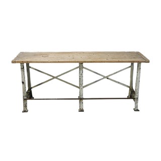 French Industrial Bench, 1920s For Sale