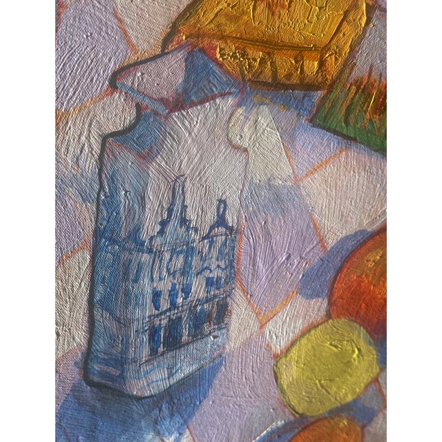 Still Life with Artist’s Studio Collectibles Dimensions: 36" W × 32" H Medium: Original Oil on Canvas Shipping: Ships...
