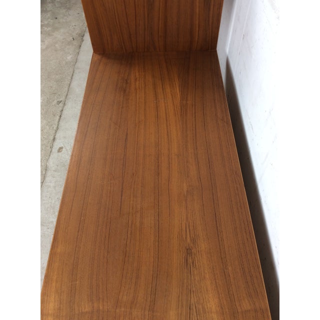 Danish Modern Teak Media Storage Entertainment Stand With Step Design For Sale In Philadelphia - Image 6 of 18