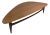 Brown Saltman Guitar- Pick Mahogany Coffee Table, 1950s For Sale