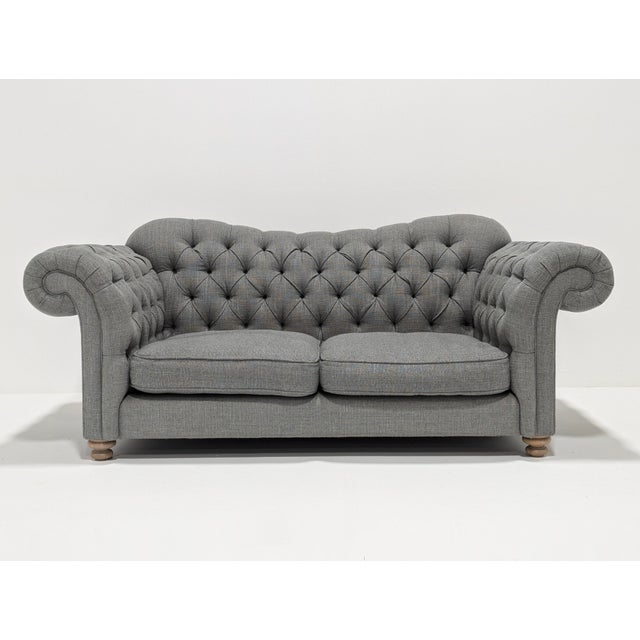 Two-Seater Chesterfield Sofa For Sale - Image 12 of 15